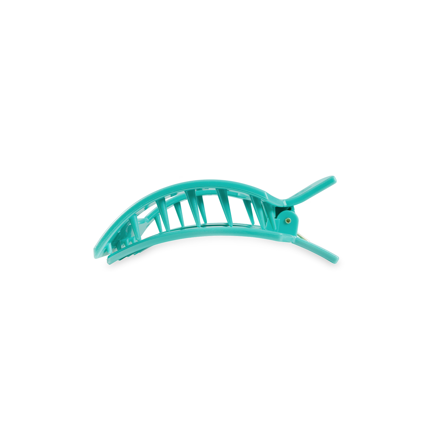 Square Flat Hair Clip | Small | Totally Turquoise