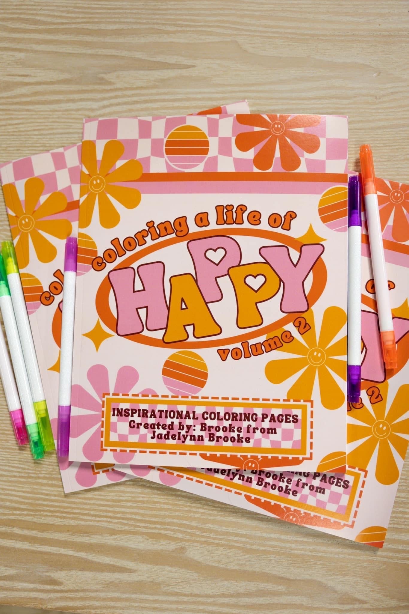 Coloring Book - Coloring A Life Of Happy