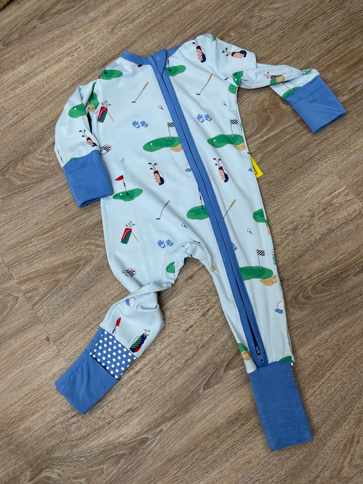 Golf Things Blue 2 Way Zipper