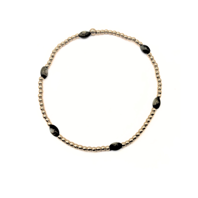 The Aspen Bracelet in Natural Blue
