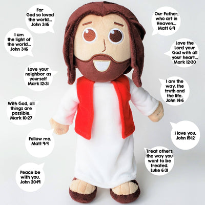 The Talking Jesus Doll - Plush Toy Speaks 10 Bible Verses
