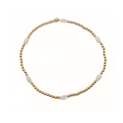 The Aspen Bracelet in Natural Blue