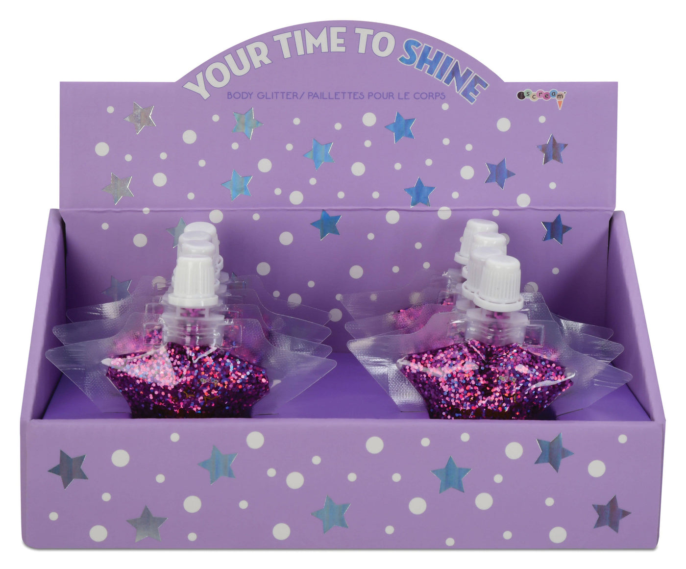 TIME TO SHINE BODY GLITTER PDQ - 8 PC