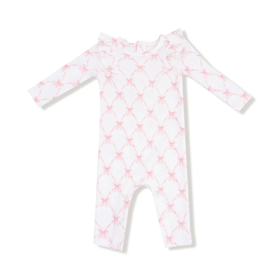 Ribbon & Bow Ruffle Romper