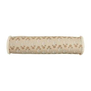 Taupe Block Print Bolster