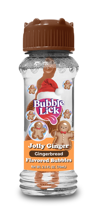 BubbleLick Holiday Edition Flavored Bubbles, Christmas