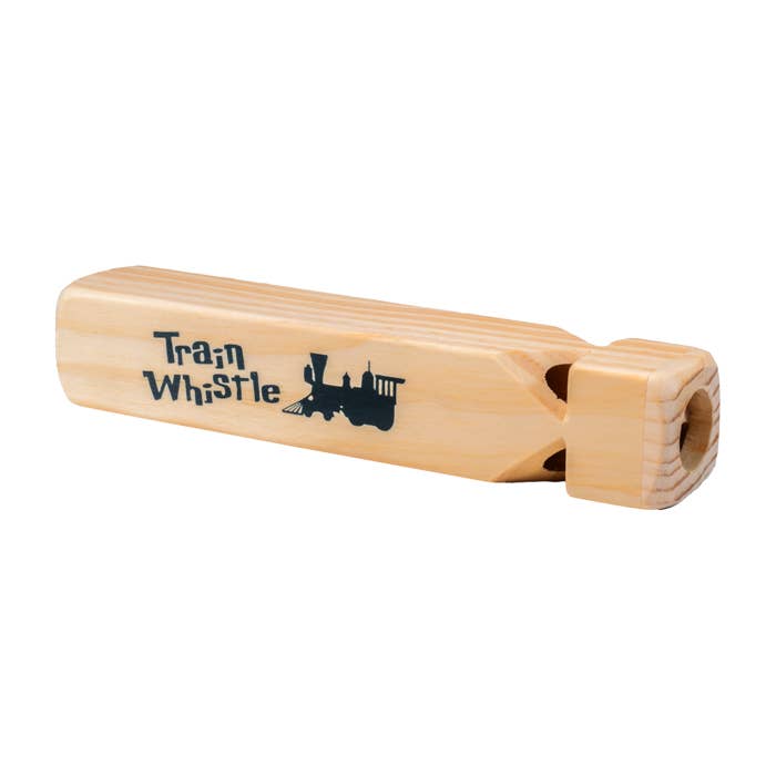 7.5" Classic Wooden Train Whistle- Retro Classic