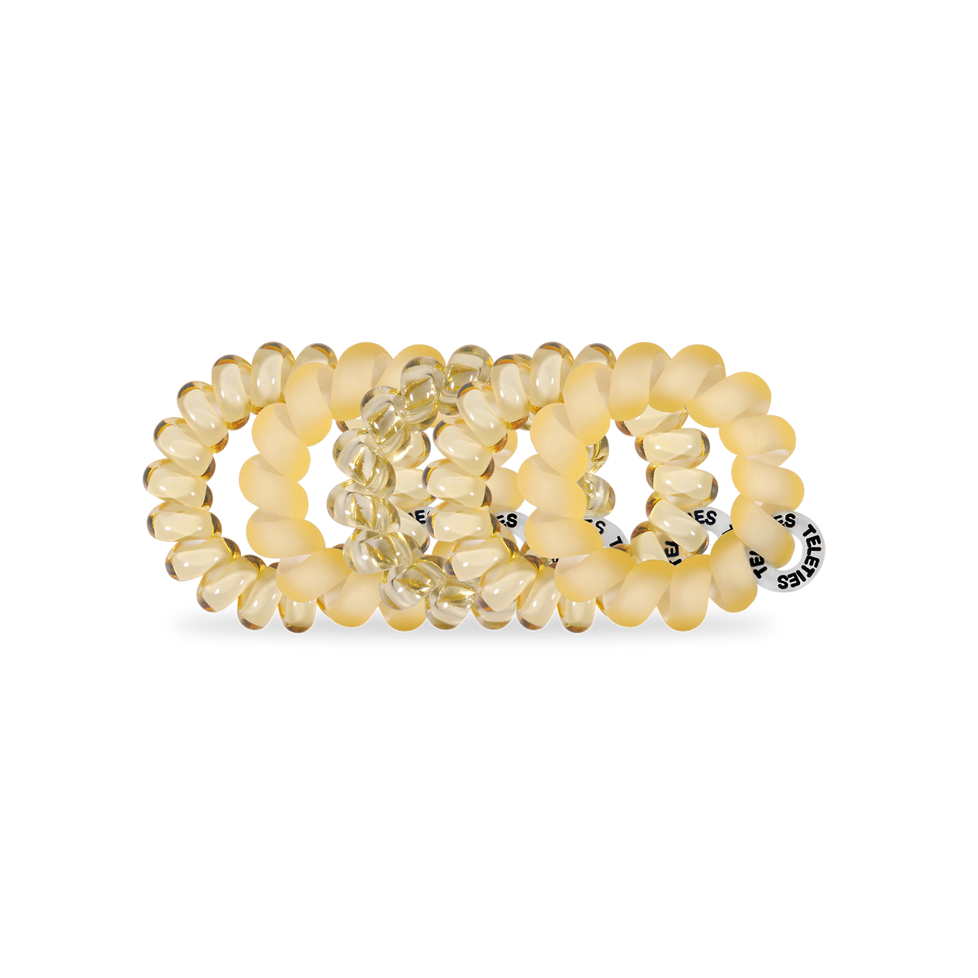 Spiral Hair Coils | Tiny | Butter Yellow Hair Ties