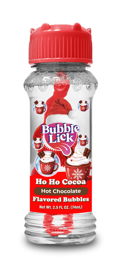 BubbleLick Holiday Edition Flavored Bubbles, Christmas