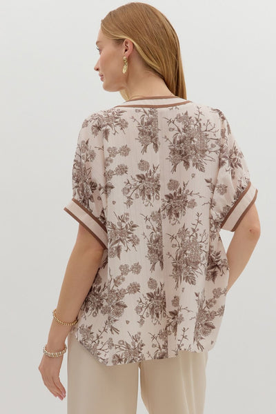 Max Mocha Top