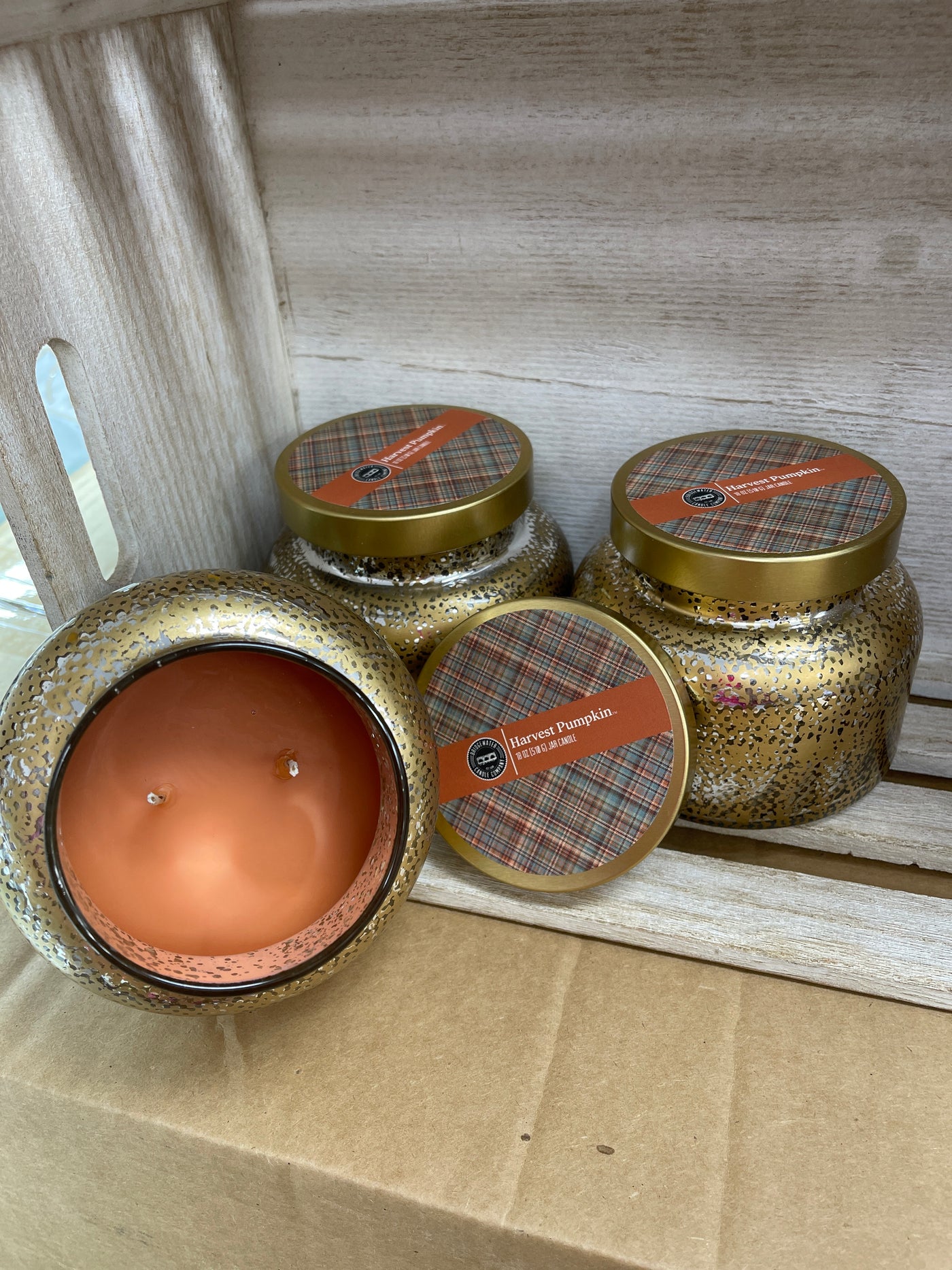 Harvest Pumpkin Mercury Jar Candle 18oz