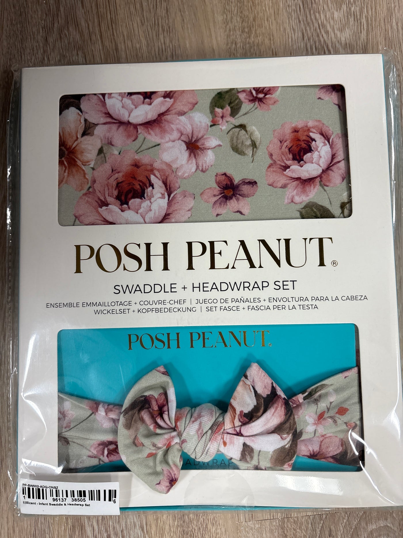 Swaddle and Headwrap set