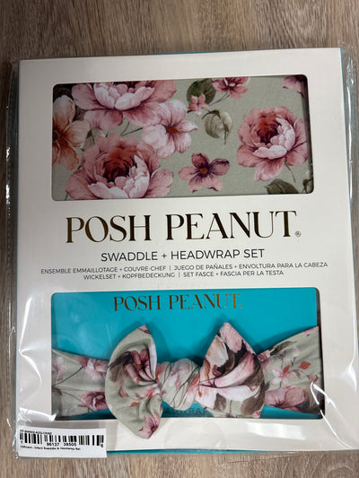 Swaddle and Headwrap set