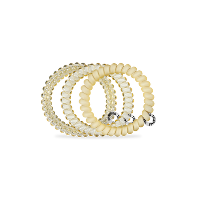 Spiral Hair Coils | Small | Butter Yellow Hair Ties