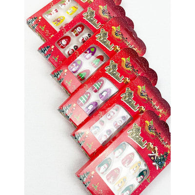 Christmas Theme Fancy Press On  Nails Set