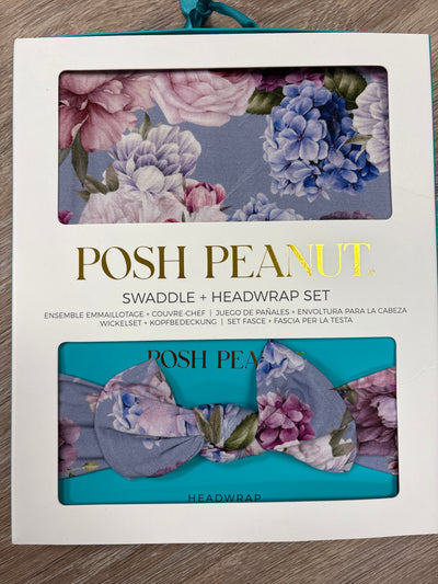 Swaddle and Headwrap set