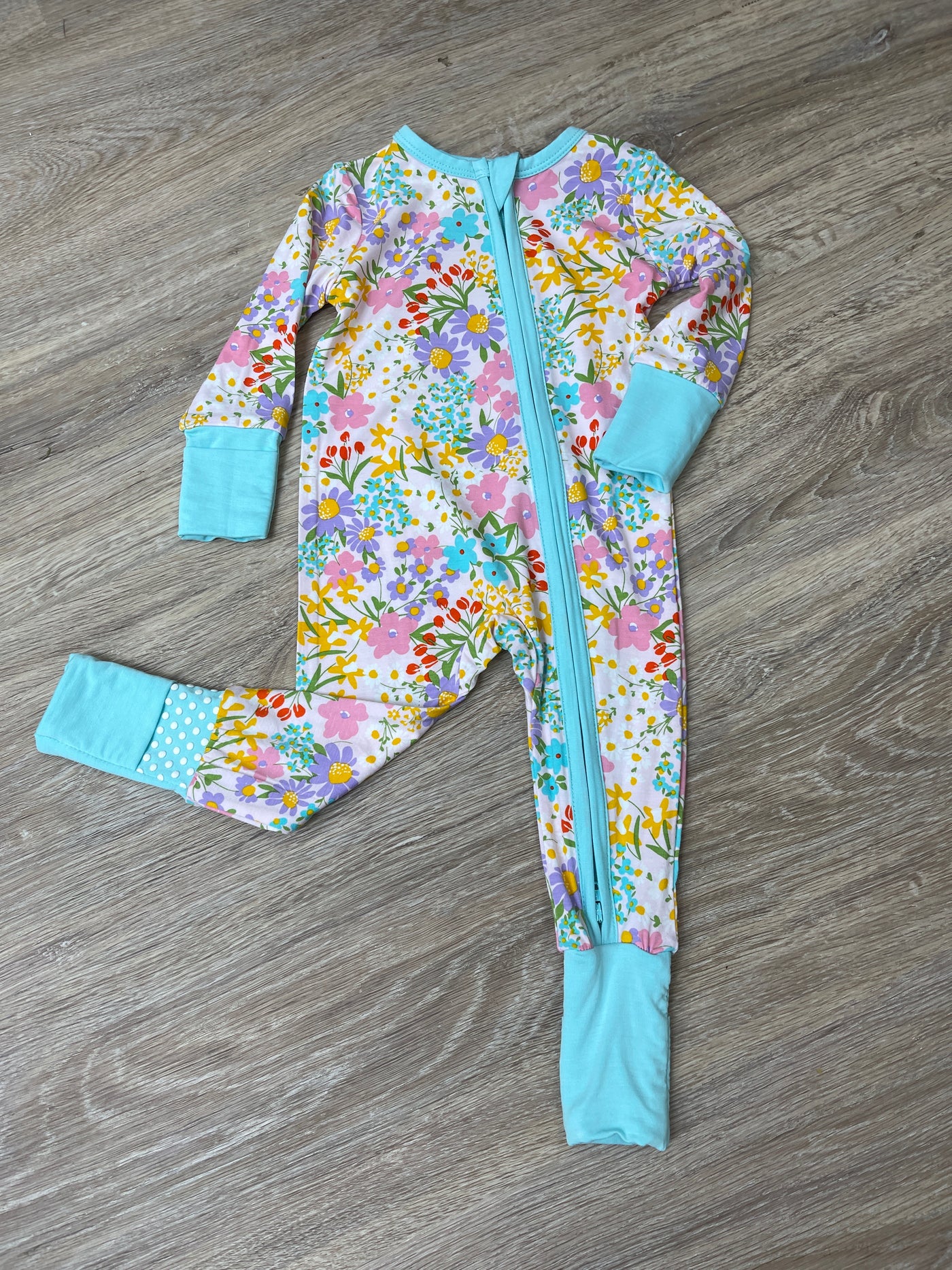 Amelia Floral 2 Way Zipper
