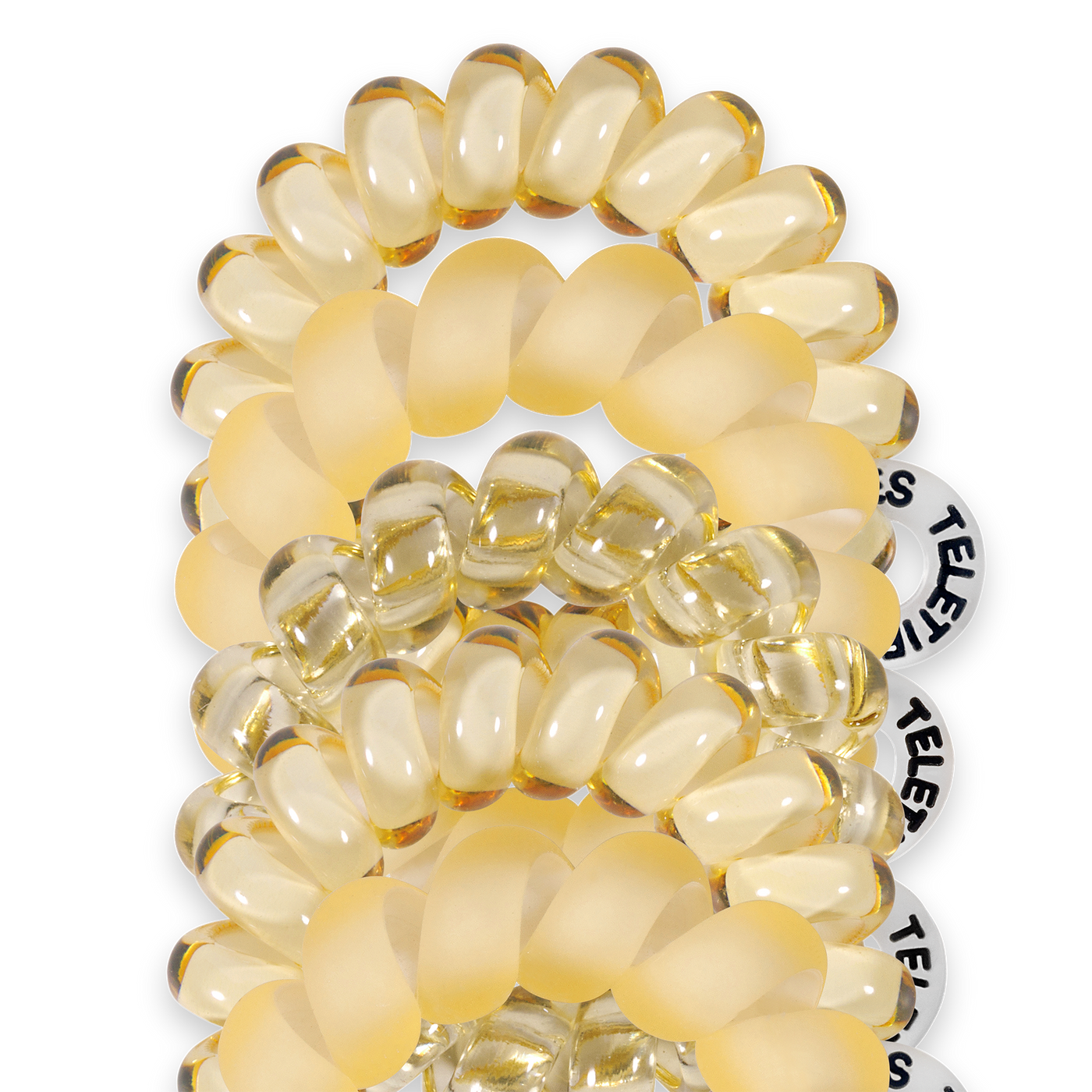 Spiral Hair Coils | Tiny | Butter Yellow Hair Ties