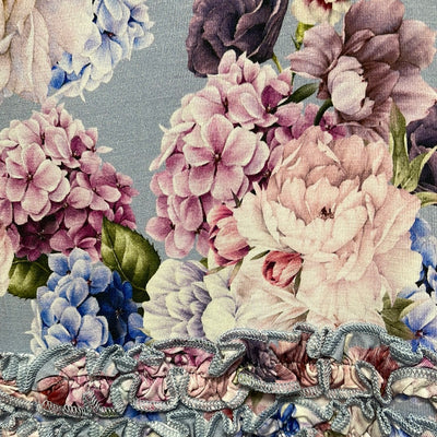 Purple Floral Ruffle Sleeper