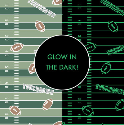 Football Glow in the dark 2way zipper romper
