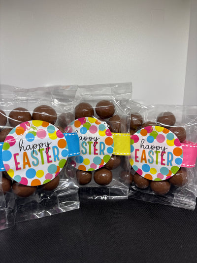 Milk chocolate covered malt balls