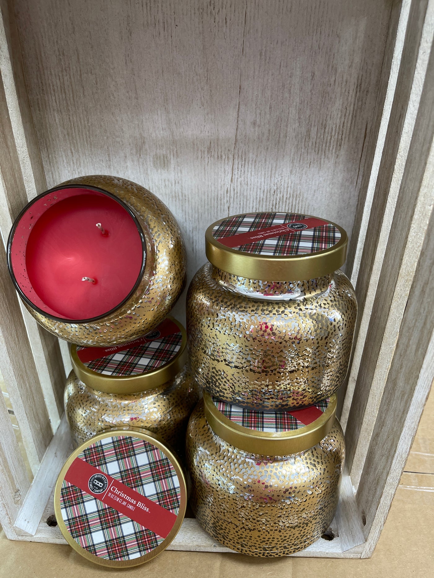 Christmas Bliss Mercury Jar Candle