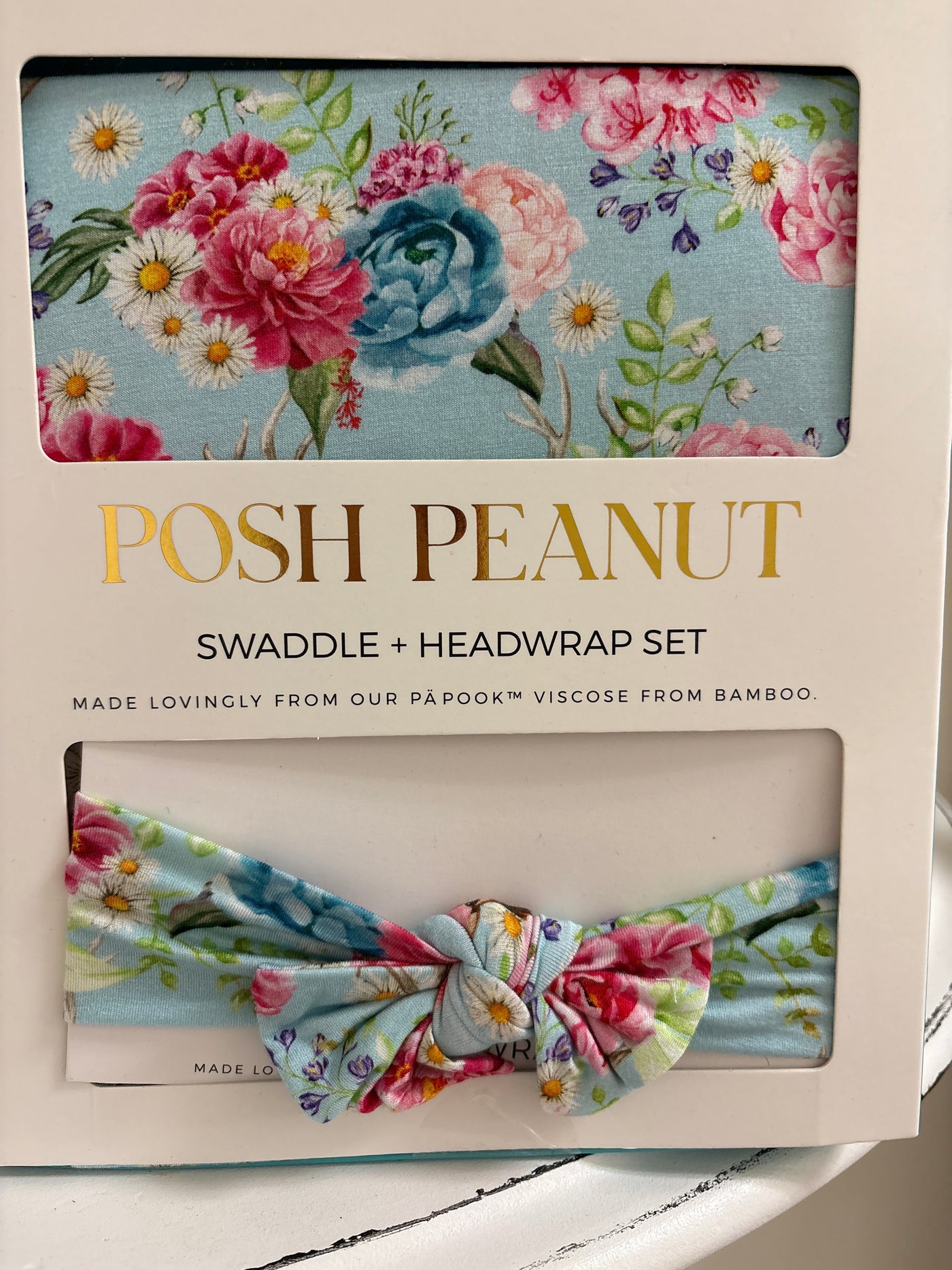 Swaddle and Headwrap set
