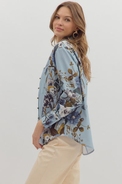 Chams Floral Top