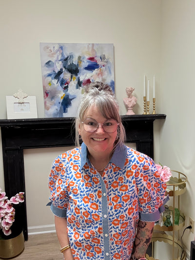 Orange Poppy Top