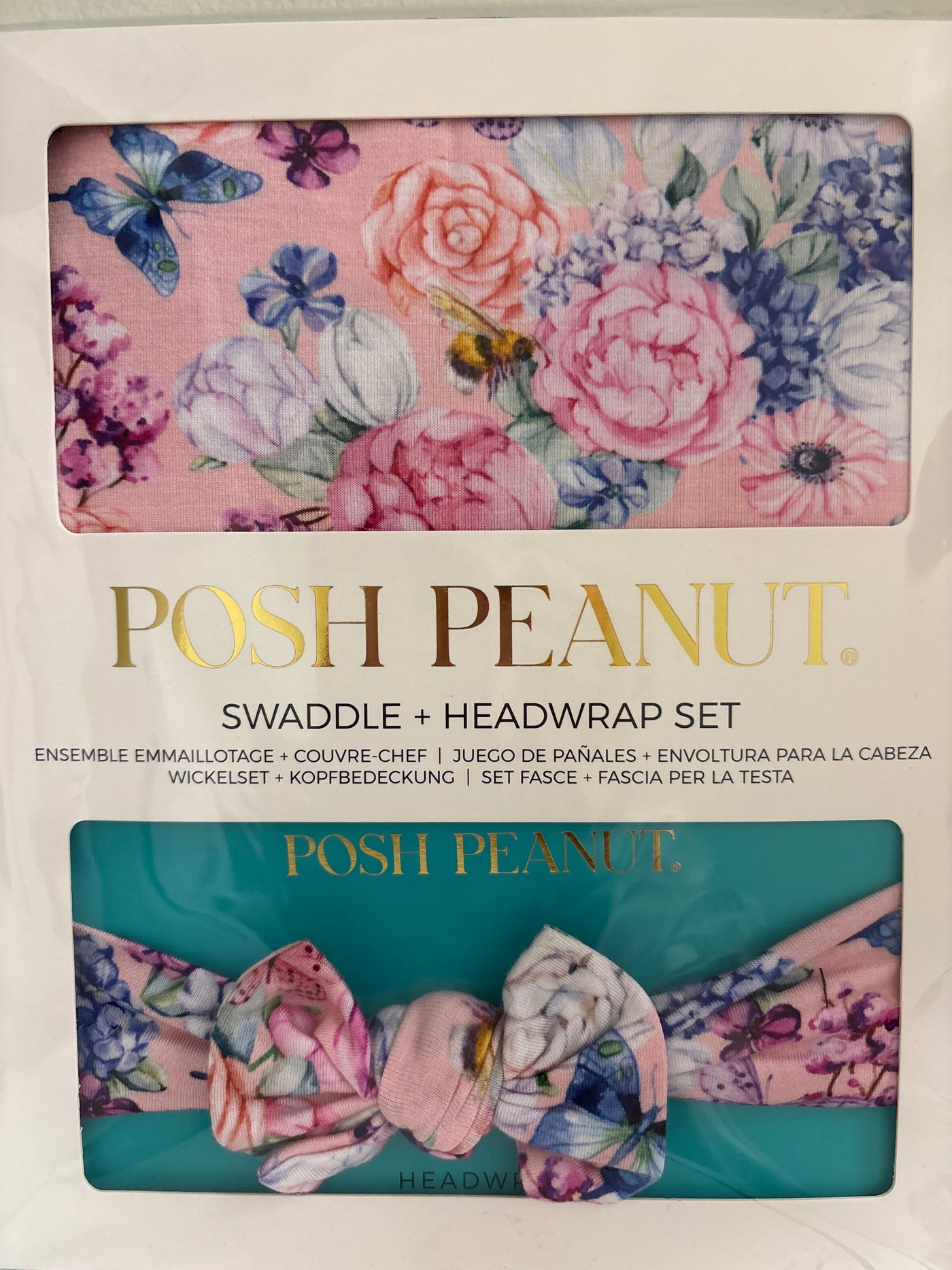 Swaddle and Headwrap set