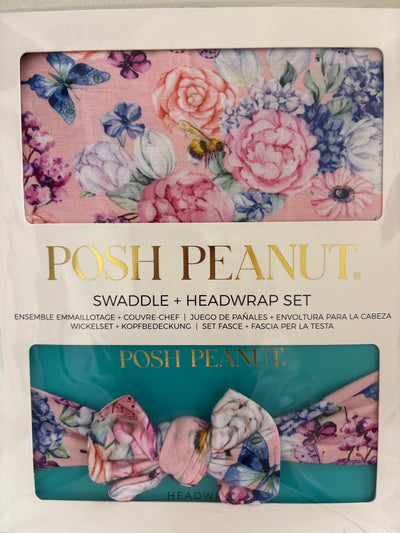 Swaddle and Headwrap set