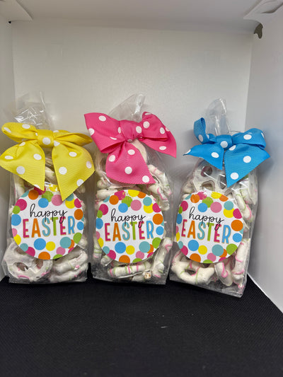 Easter Yogurt pretzels