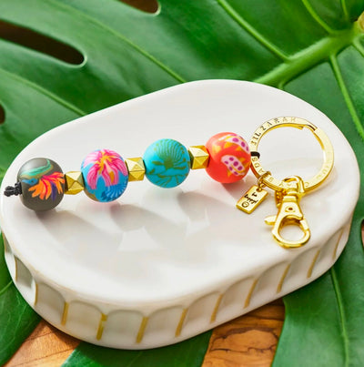 Jilzarah 4 bead Keychain