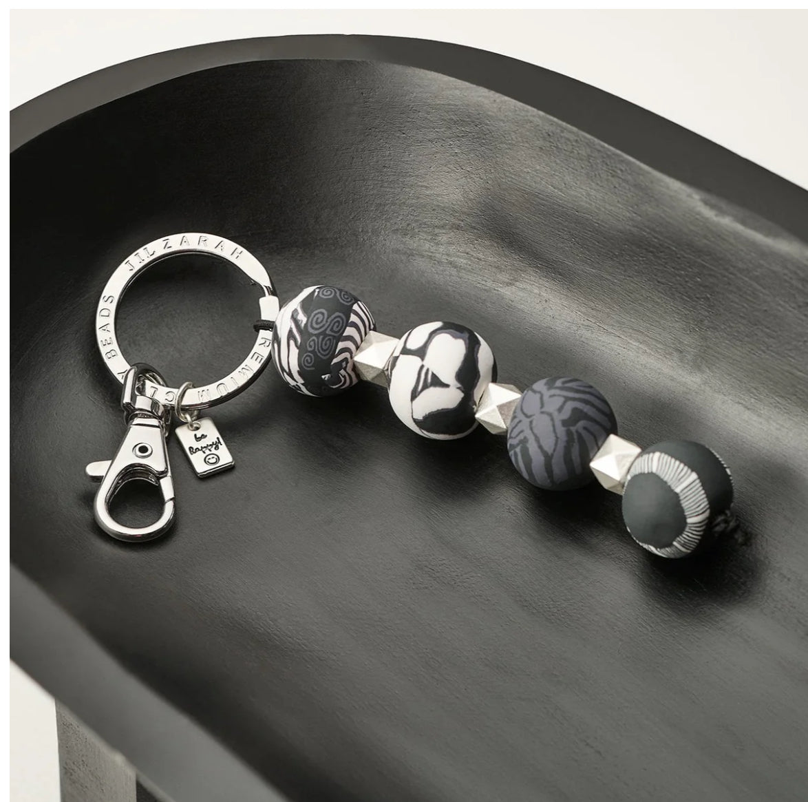 Jilzarah 4 bead Keychain