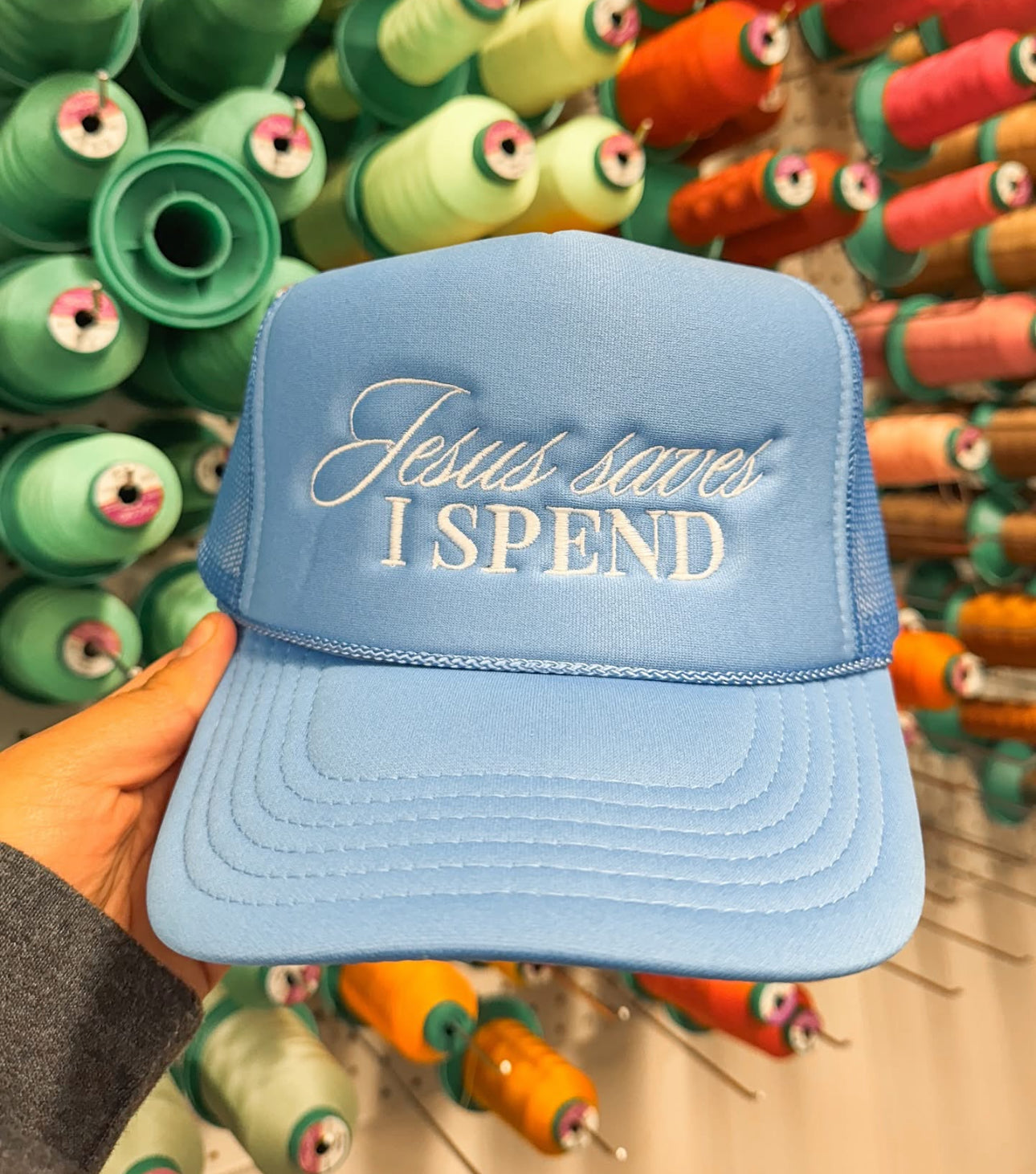 Jesus Saves I spend Hat