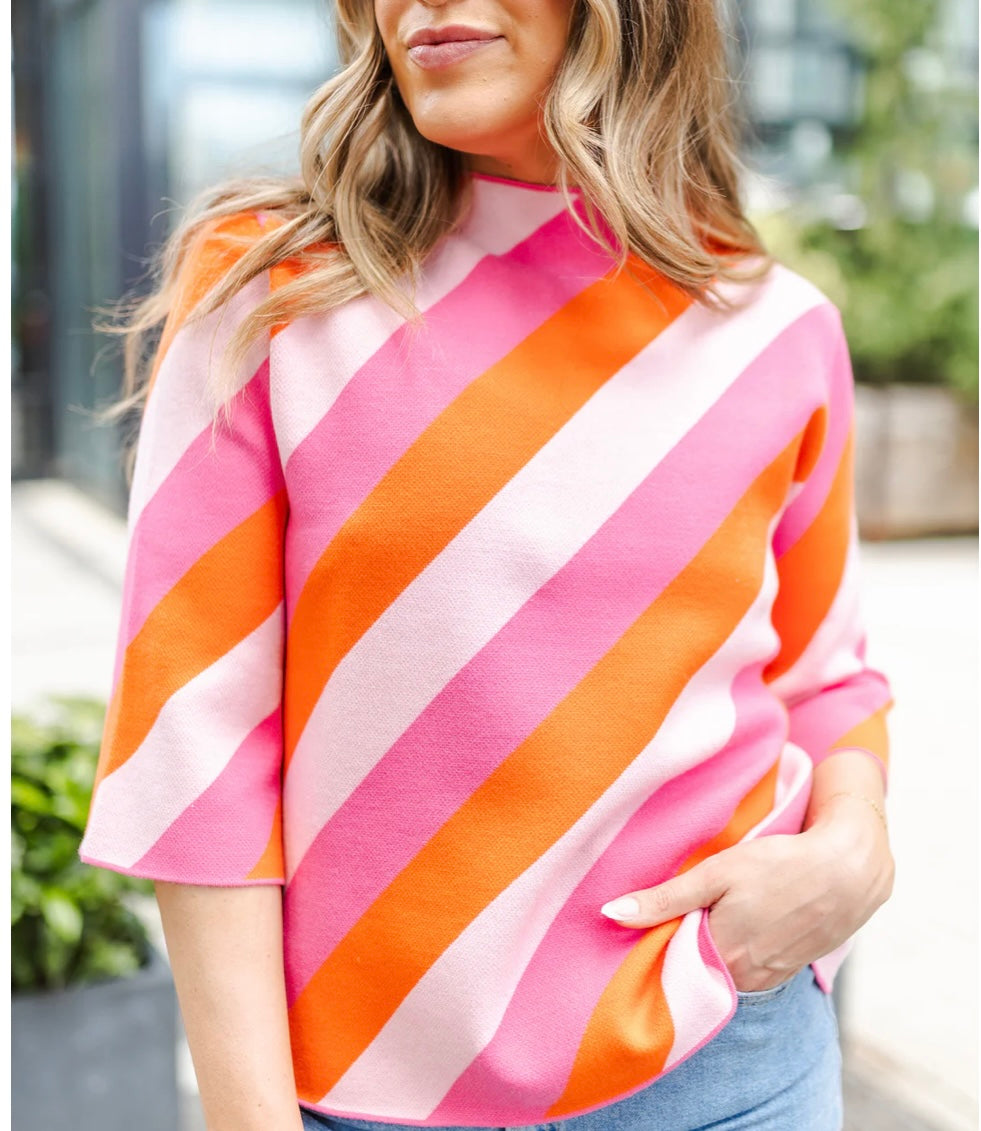 Pheobe Pink/Orange Sweater