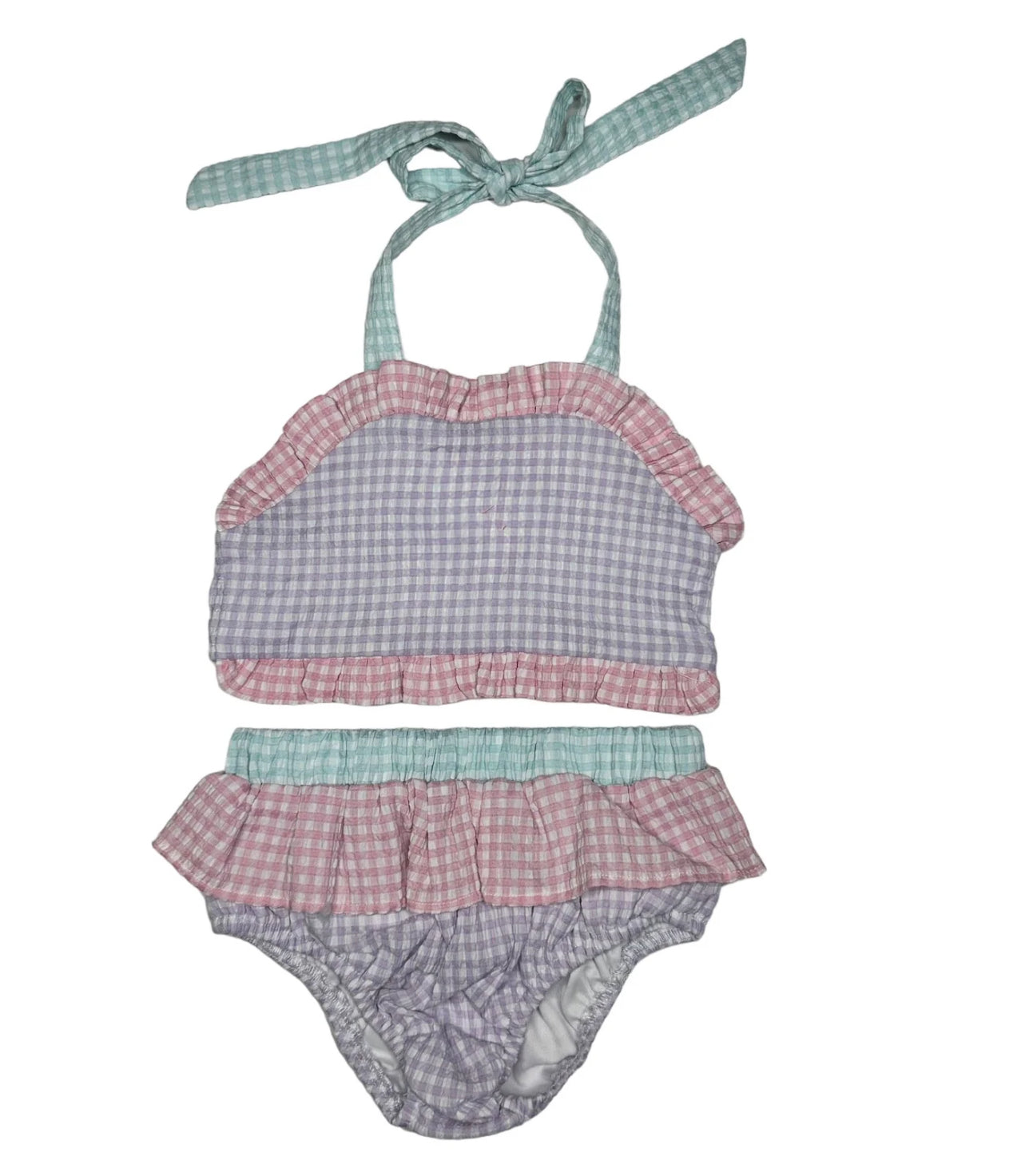 Pastel Colorblock Swimsuit