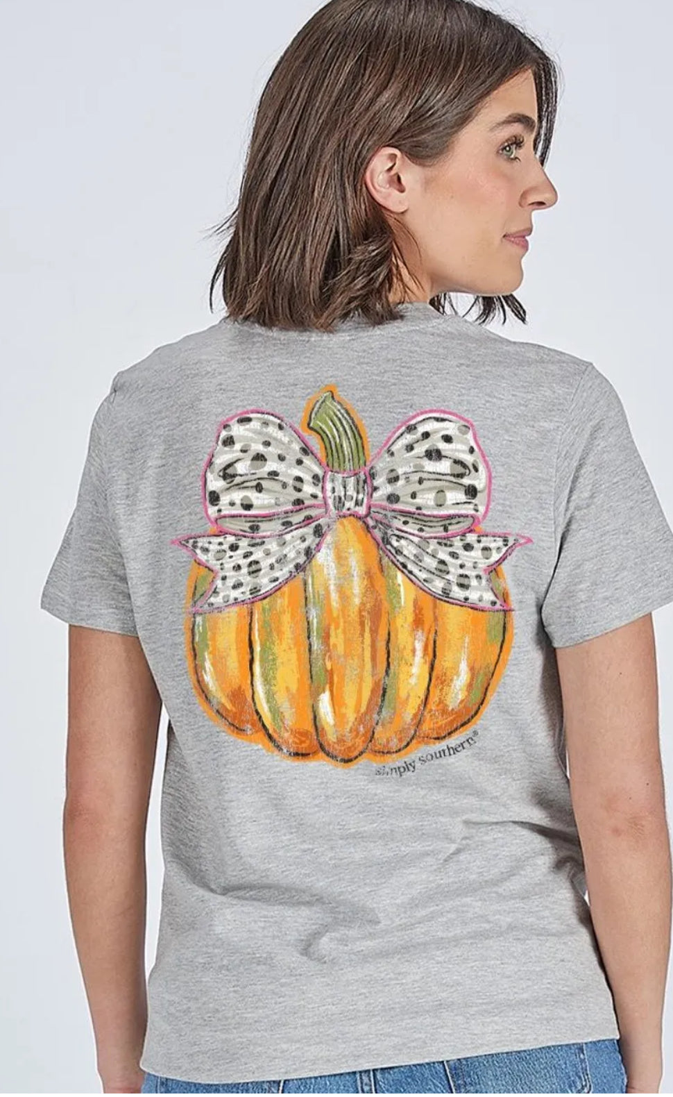 Pumpkin Bow tee
