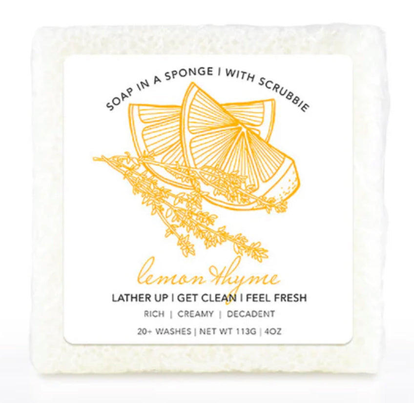 Lemon & Thyme Soap Sponge