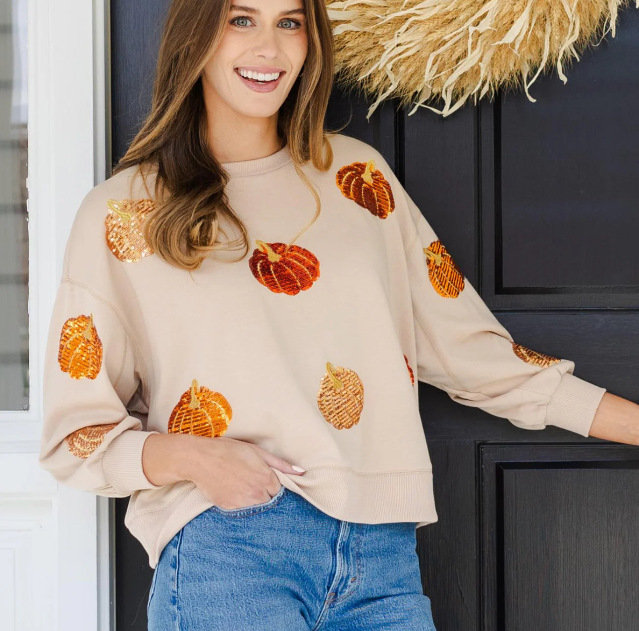 Millie Pumpkin Sweatshirt