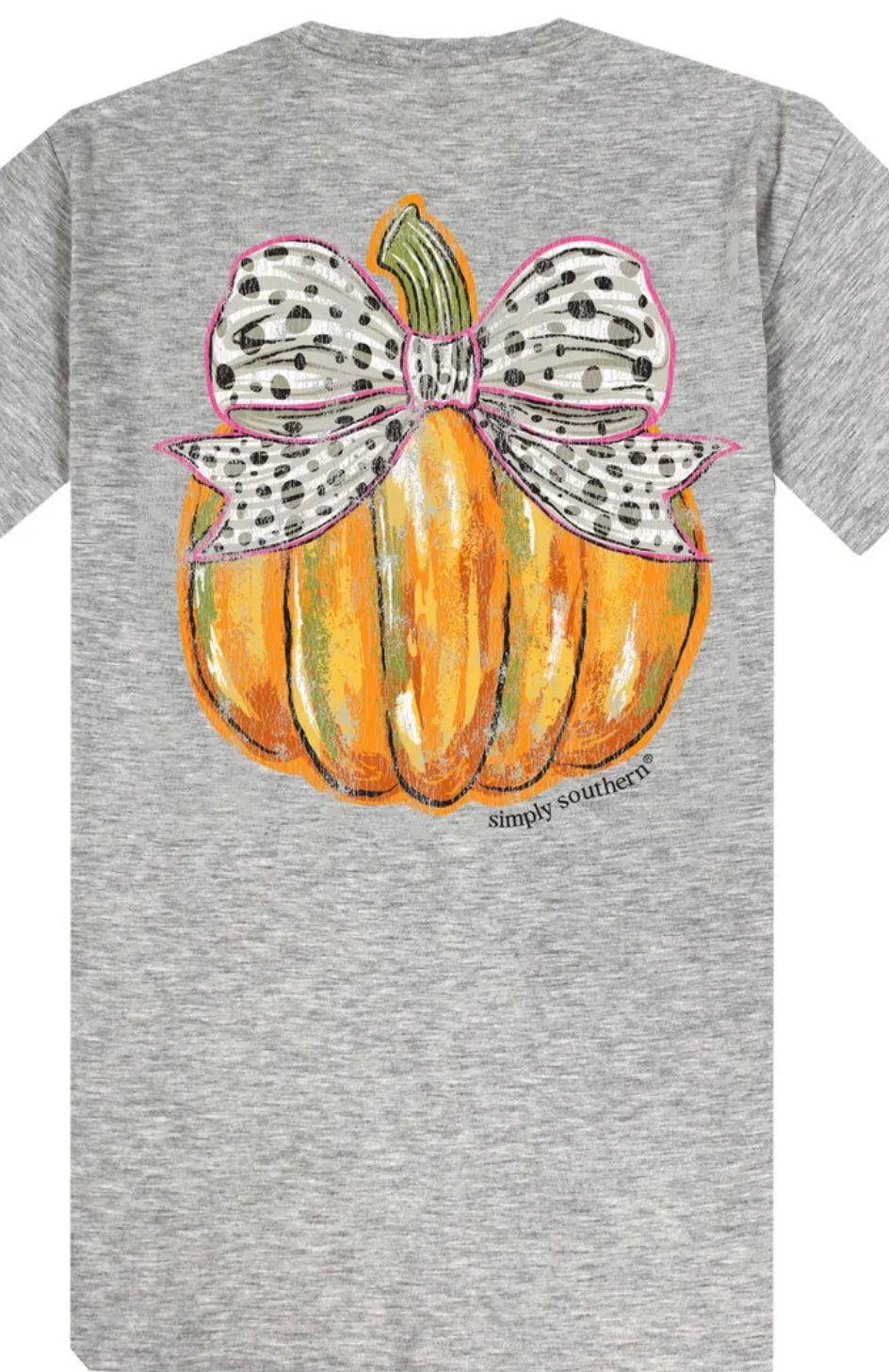 Pumpkin Bow tee