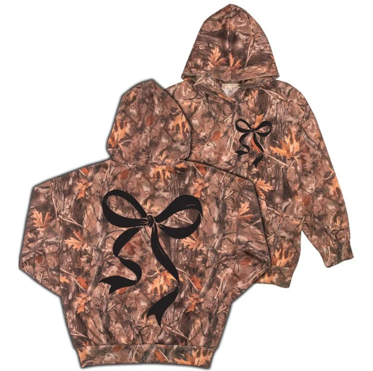 Bows Camo Hoodie