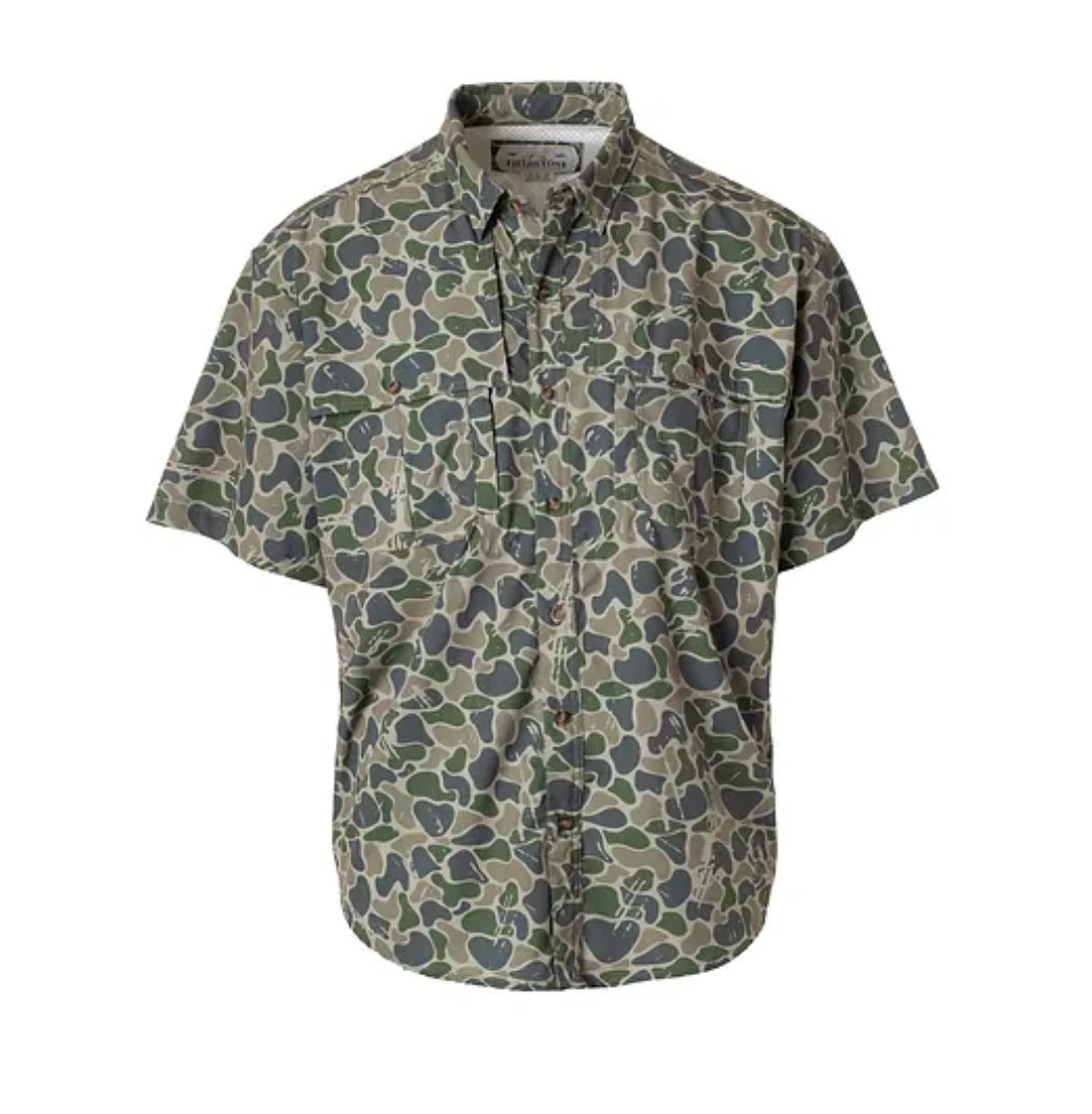 Backwoods Camo Button Down