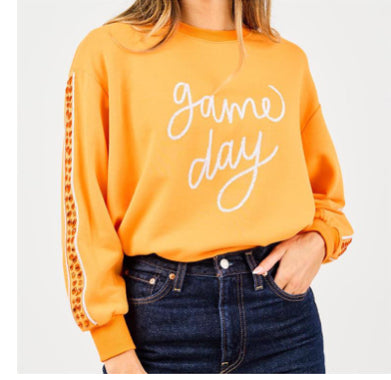 Game day in Orange crewneck