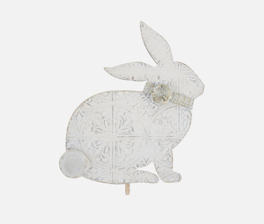 White Bunny Topper