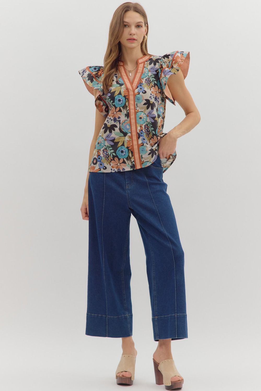 Falling for florals Top