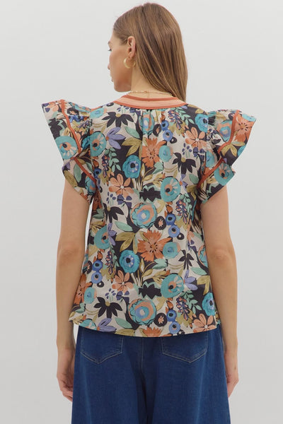 Falling for florals Top
