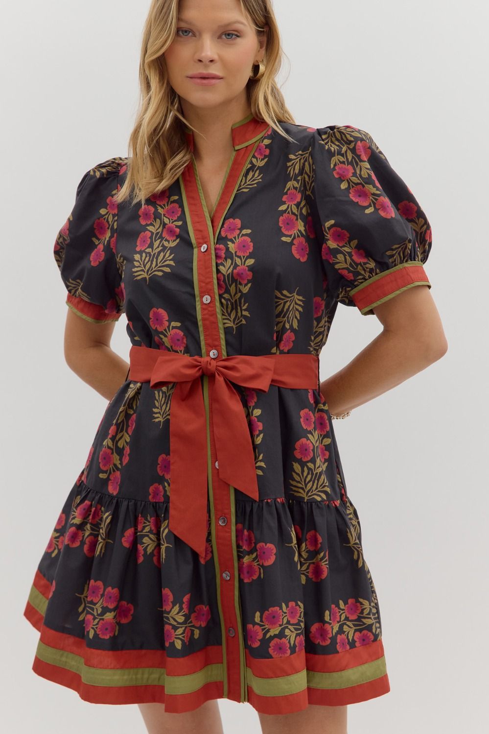 Black Floral Dress