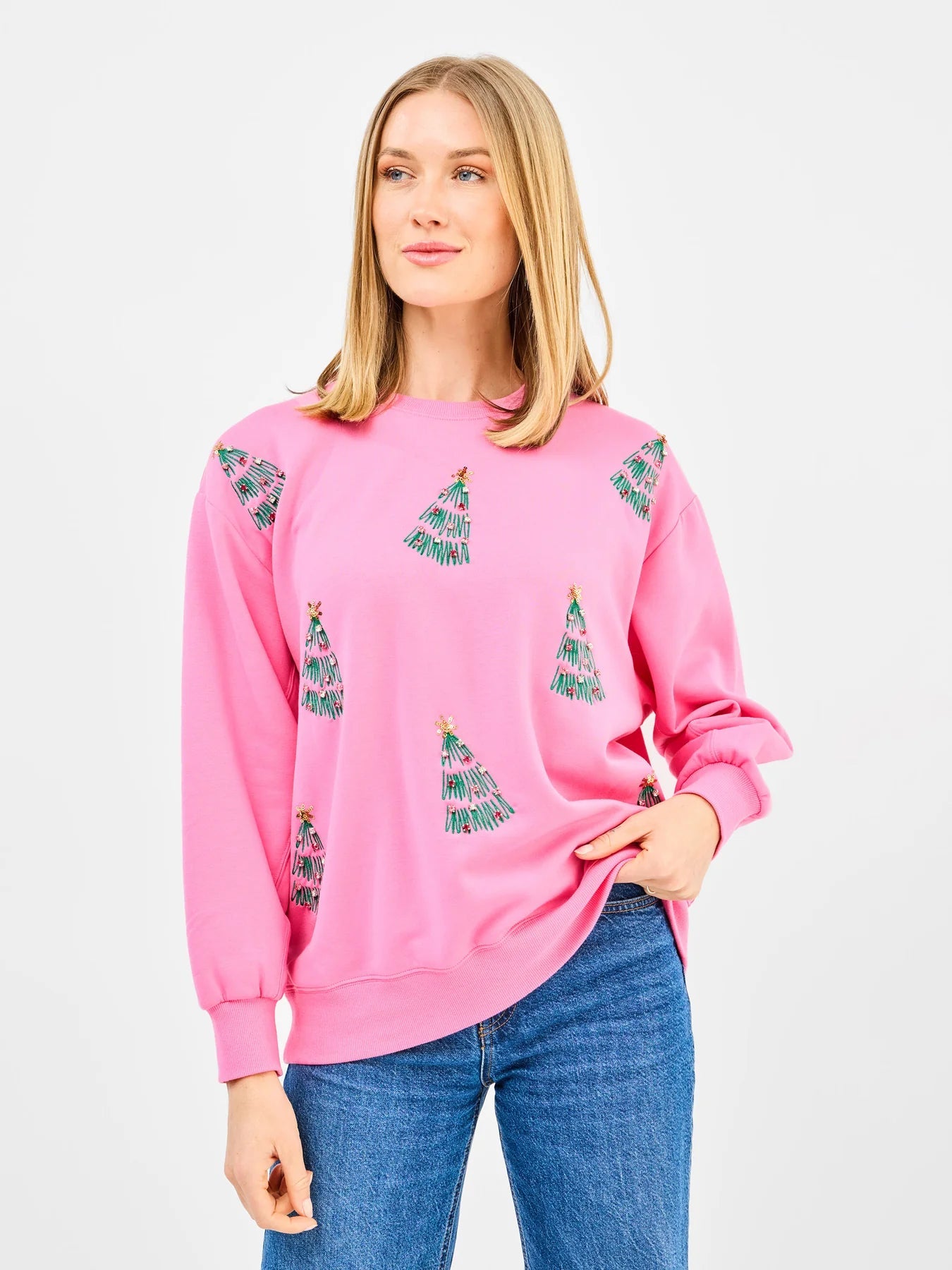 Trees in Pink Crewneck