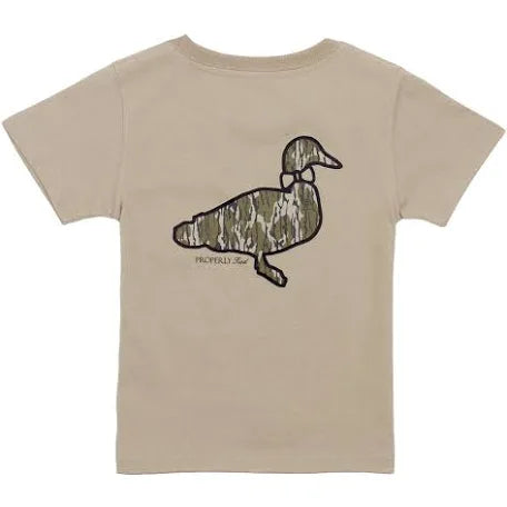 Boys Mossy Oak Duck Short Sleeve Tee